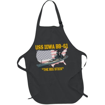 World War II Warship USS Iowa & WW2 BB61 Battleship Veteran Apron