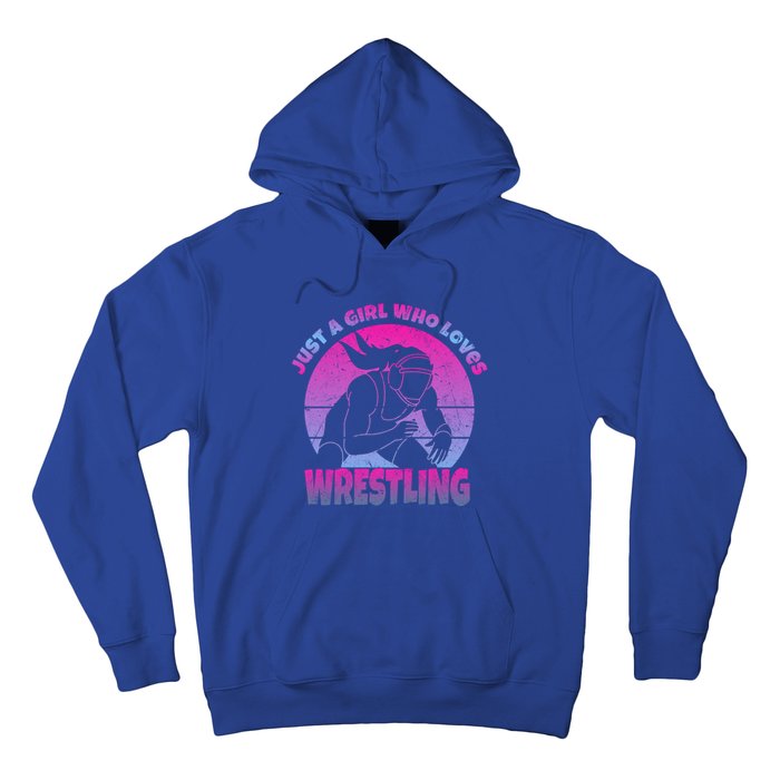 Wrestling Wrestler I Just A Who Loves Wrestling Gift Hoodie