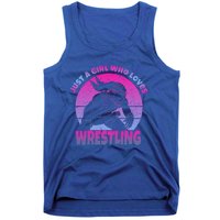 Wrestling Wrestler I Just A Who Loves Wrestling Gift Tank Top