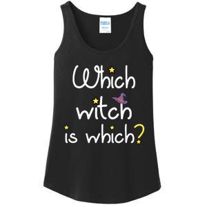 Which Witch Is Which Funny Halloween Wordplay Grammar Fun Ladies Essential Tank