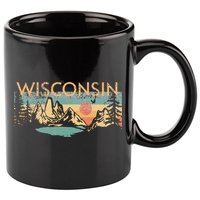 Wisconsin 11oz C Handle Ceramic Mug