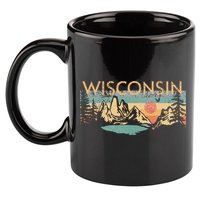 Wisconsin 11oz C Handle Ceramic Mug