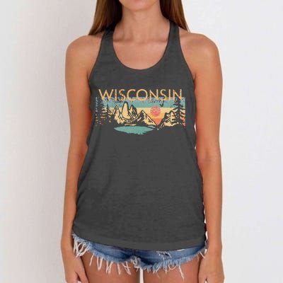 Wisconsin Women's Knotted Racerback Tank