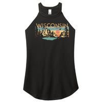 Wisconsin Women's Perfect Tri Rocker Tank