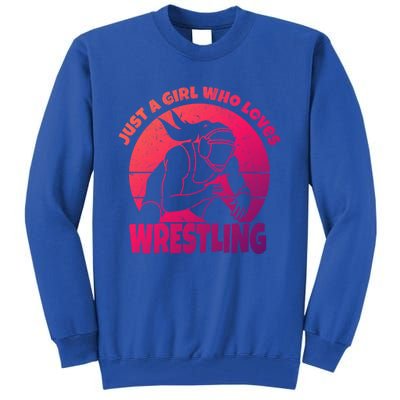 Wrestling Wrestler I Just A Who Loves Wrestling Gift Tall Sweatshirt