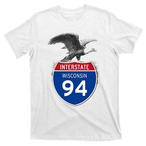 Wisconsin Wi I94 Highway Interstate Shield Travel T-Shirt