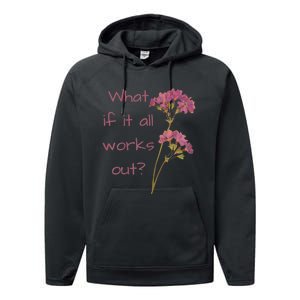 Womens What If It All Works Out Performance Fleece Hoodie