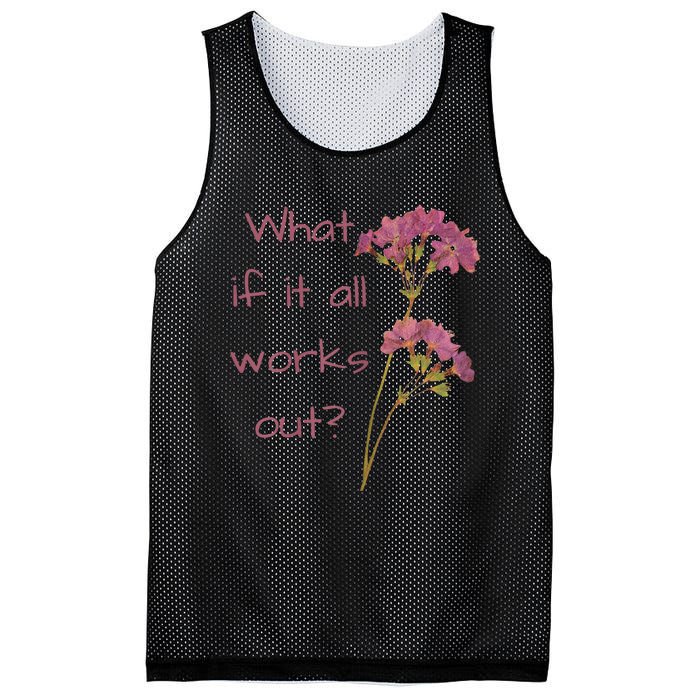 Womens What If It All Works Out Mesh Reversible Basketball Jersey Tank