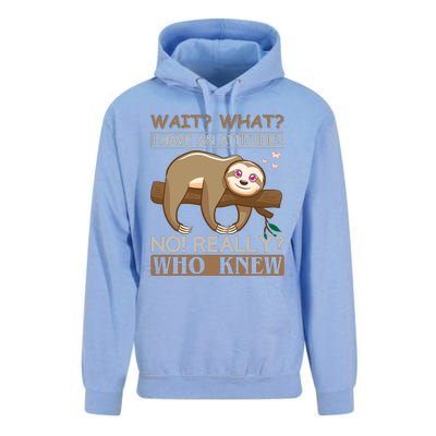 Wait What I Have An Attitude No Really Who Knew Unisex Surf Hoodie