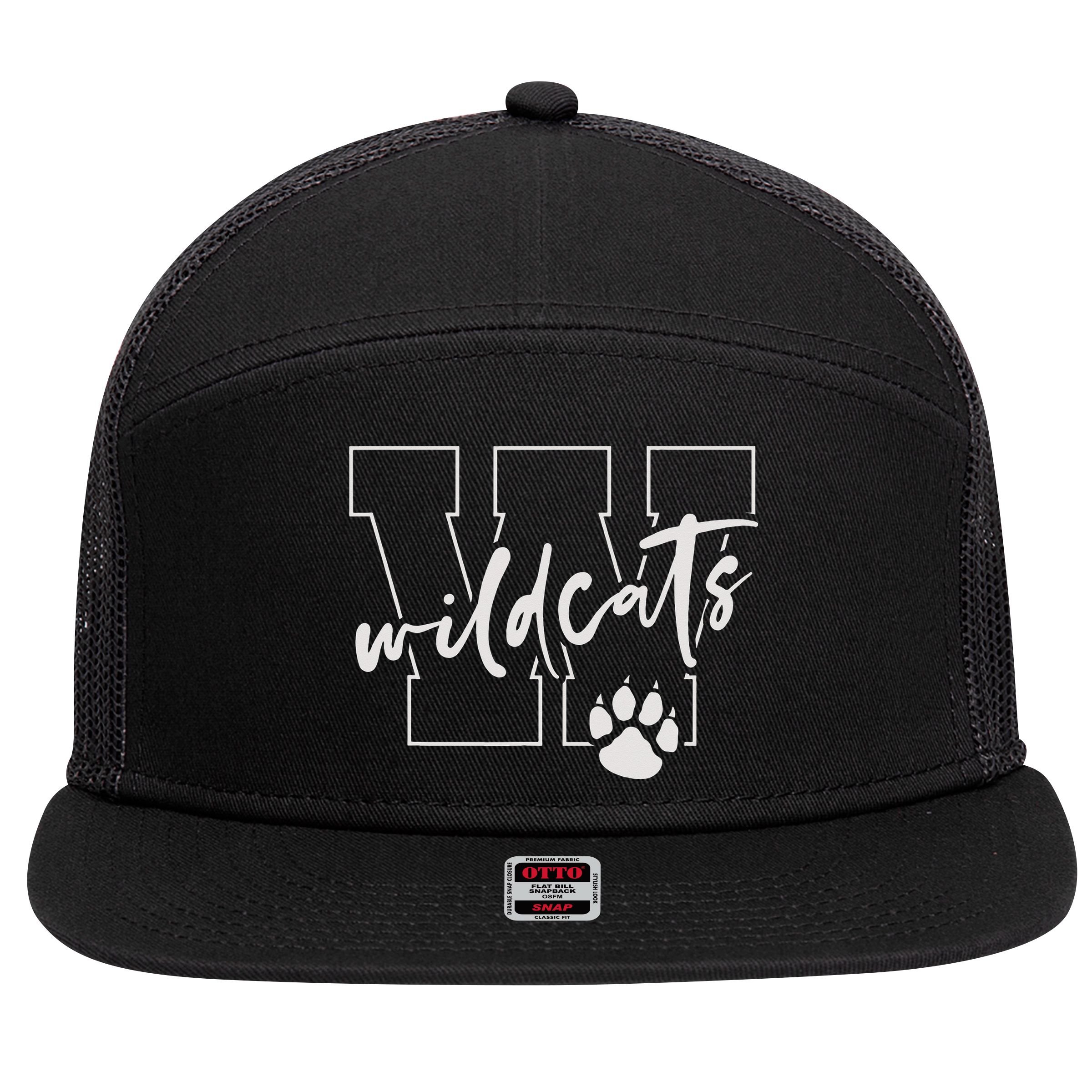 Wildcats 7 Panel Mesh Trucker Snapback Hat