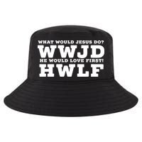 What Would Jesus Do He Would Love First! WWJD HWLF Cool Comfort Performance Bucket Hat