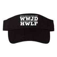 What Would Jesus Do He Would Love First! WWJD HWLF Visor