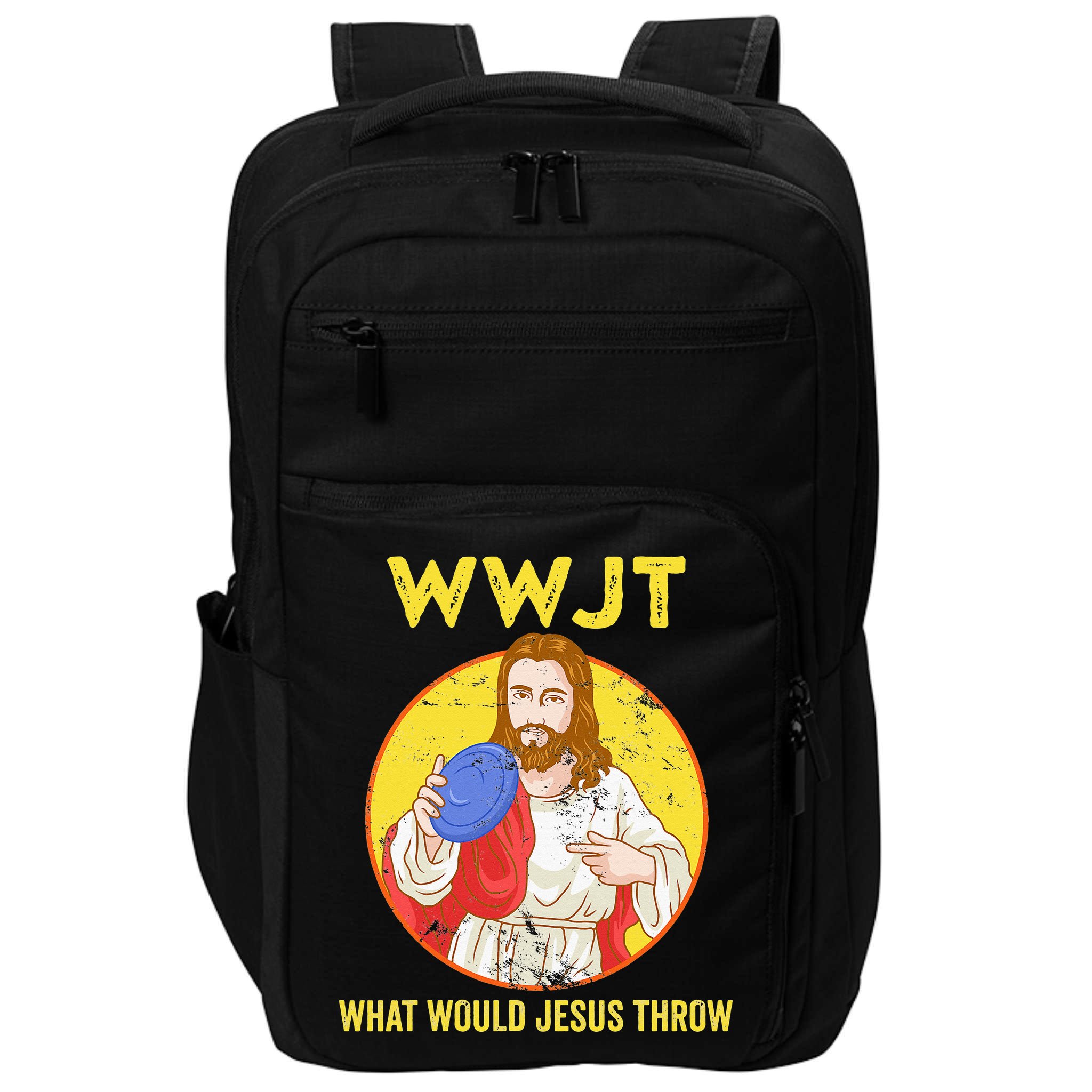 What Would Jesus Throw Frisbee Golf Impact Tech Backpack