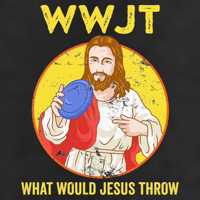 What Would Jesus Throw Frisbee Golf Adult Drive Performance Visor
