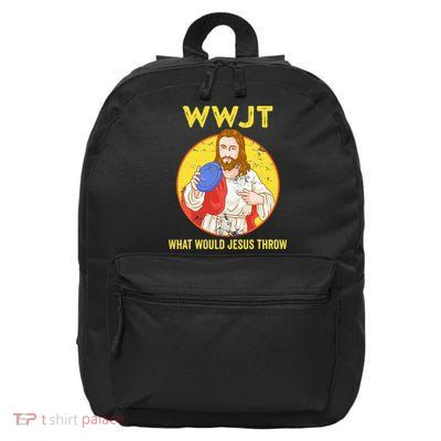 What Would Jesus Throw Frisbee Golf 16 in Basic Backpack