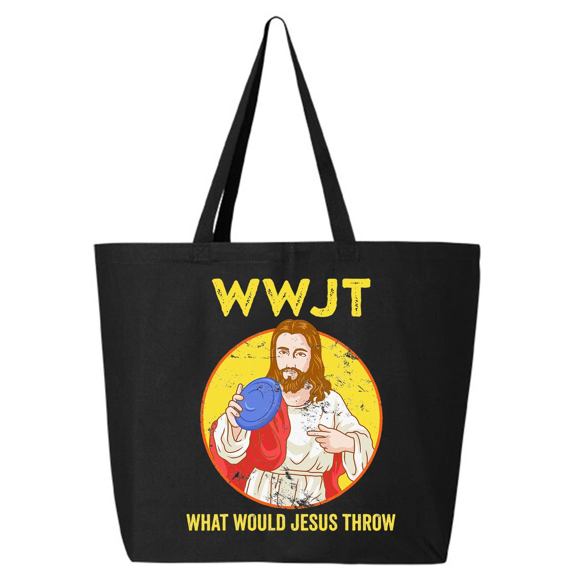 What Would Jesus Throw Frisbee Golf 25L Jumbo Tote