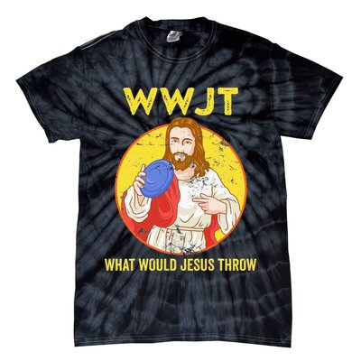 What Would Jesus Throw Frisbee Golf Tie-Dye T-Shirt
