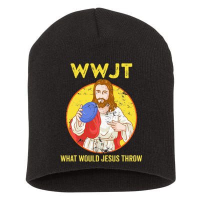 What Would Jesus Throw Frisbee Golf Short Acrylic Beanie