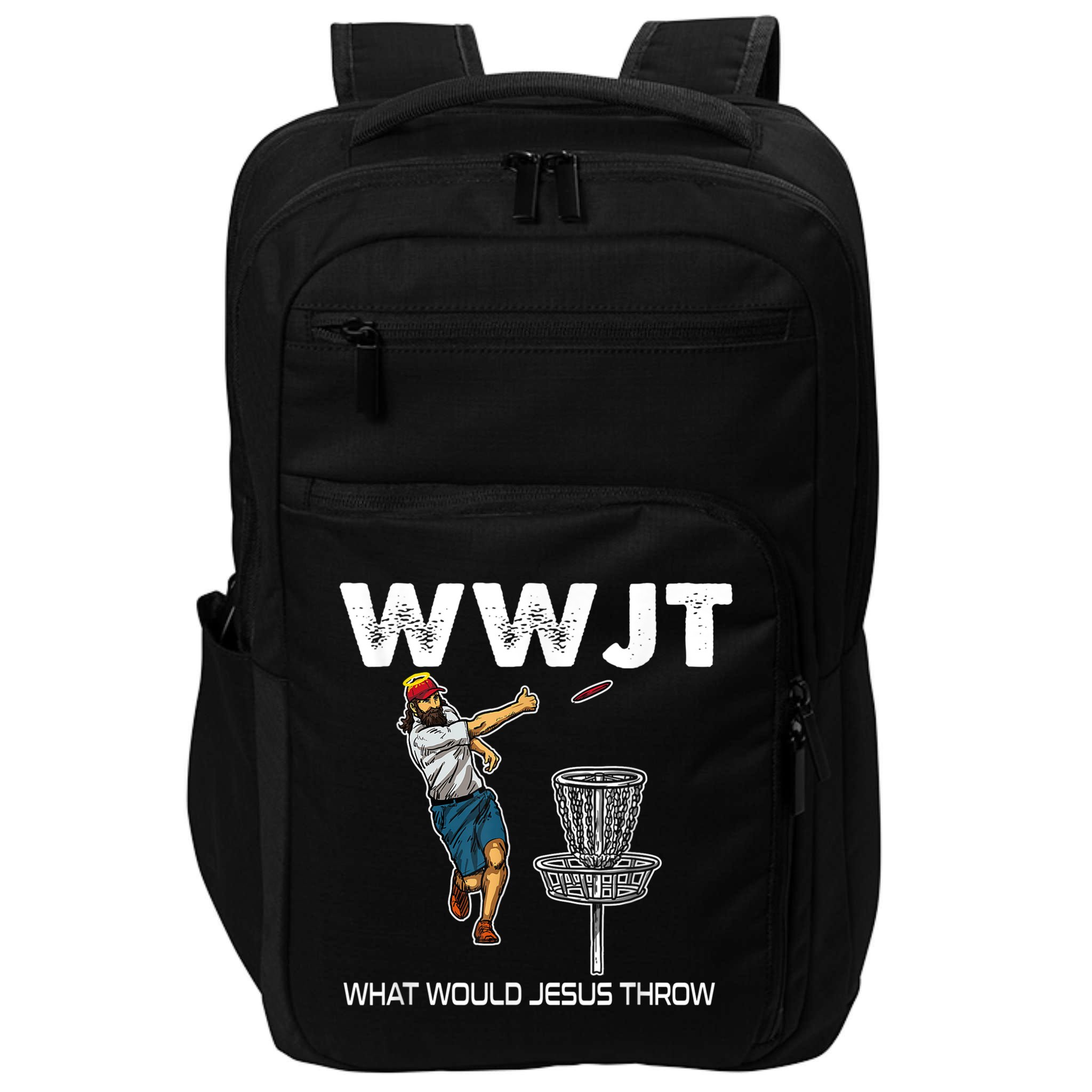 What Would Jesus Throw Golf Disc Impact Tech Backpack