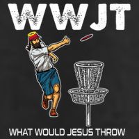 What Would Jesus Throw Golf Disc 11oz C Handle Ceramic Mug