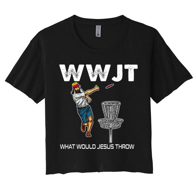 What Would Jesus Throw Golf Disc Crop Top