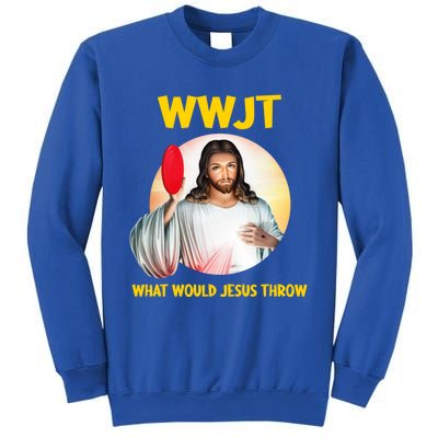 What Would Jesus Throw Disc Golf Golfer Frisbee Cute Gift Sweatshirt