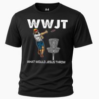 What Would Jesus Throw Golf Disc Cooling Performance Crew T-Shirt