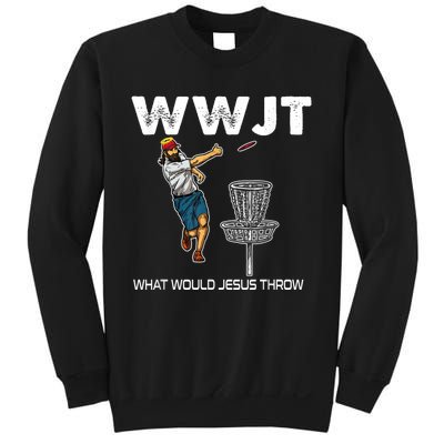 What Would Jesus Throw Golf Disc Sweatshirt