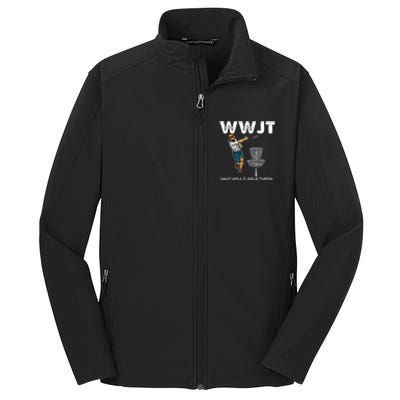 What Would Jesus Throw Golf Disc Core Soft Shell Jacket