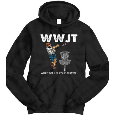 What Would Jesus Throw Golf Disc Tie Dye Hoodie