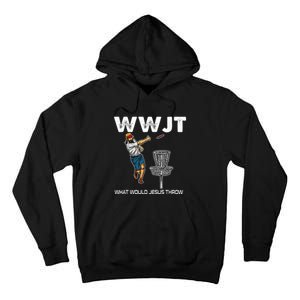 What Would Jesus Throw Golf Disc Tall Hoodie