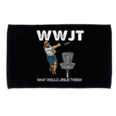 What Would Jesus Throw Golf Disc Microfiber Hand Towel