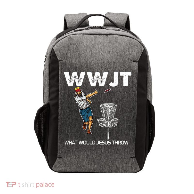 What Would Jesus Throw Golf Disc Vector Backpack