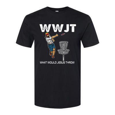 What Would Jesus Throw Golf Disc Softstyle CVC T-Shirt