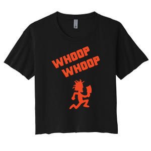 Whoop Whoop Juggalette Hatchetman Women's Crop Top Tee