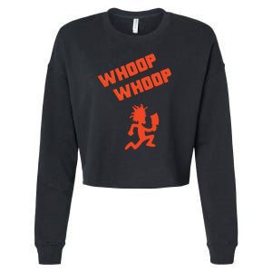 Whoop Whoop Juggalette Hatchetman Cropped Pullover Crew