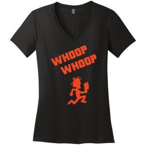 Whoop Whoop Juggalette Hatchetman Women's V-Neck T-Shirt