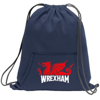 Wrexham Wales Jersey Soccer Sweatshirt Cinch Pack Bag