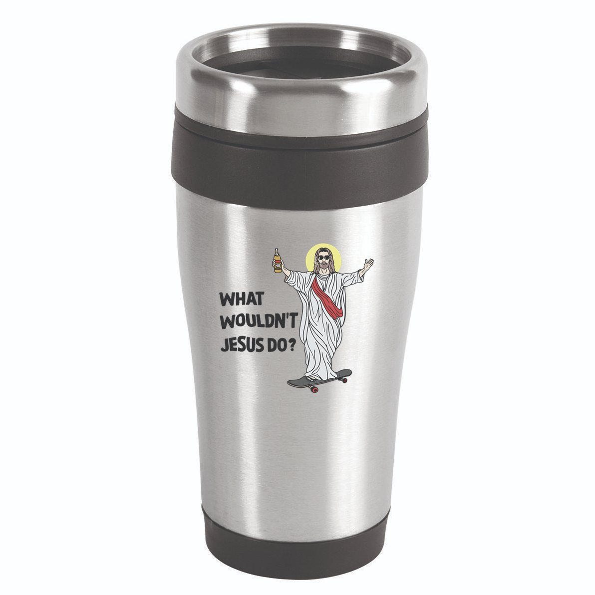 What Wouldnt Jesus Do 16oz Travel Tumbler
