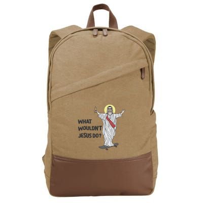 What Wouldnt Jesus Do Cotton Canvas Backpack
