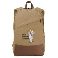 What Wouldnt Jesus Do Cotton Canvas Backpack