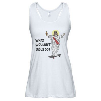 What Wouldnt Jesus Do Ladies Essential Flowy Tank