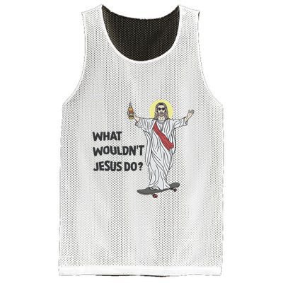 What Wouldnt Jesus Do Mesh Reversible Basketball Jersey Tank