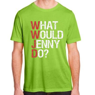 What Would Jenny Do WWJD Adult ChromaSoft Performance T-Shirt