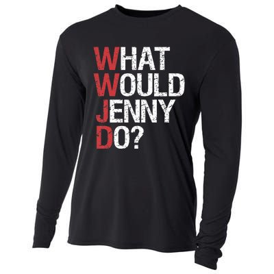 What Would Jenny Do WWJD Cooling Performance Long Sleeve Crew