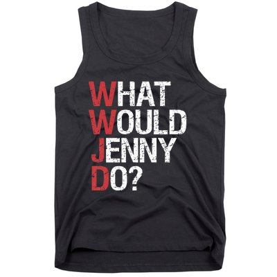 What Would Jenny Do WWJD Tank Top