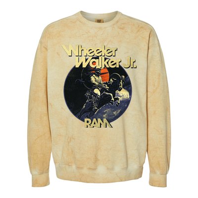 Wheeler Walker Jr. Ram Album Cover Colorblast Crewneck Sweatshirt