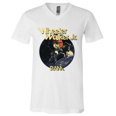 Wheeler Walker Jr. Ram Album Cover V-Neck T-Shirt