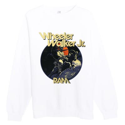 Wheeler Walker Jr. Ram Album Cover Premium Crewneck Sweatshirt