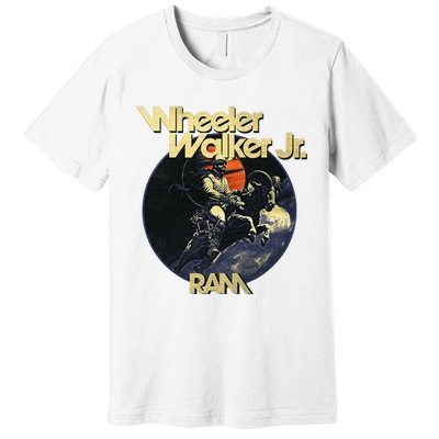 Wheeler Walker Jr. Ram Album Cover Premium T-Shirt